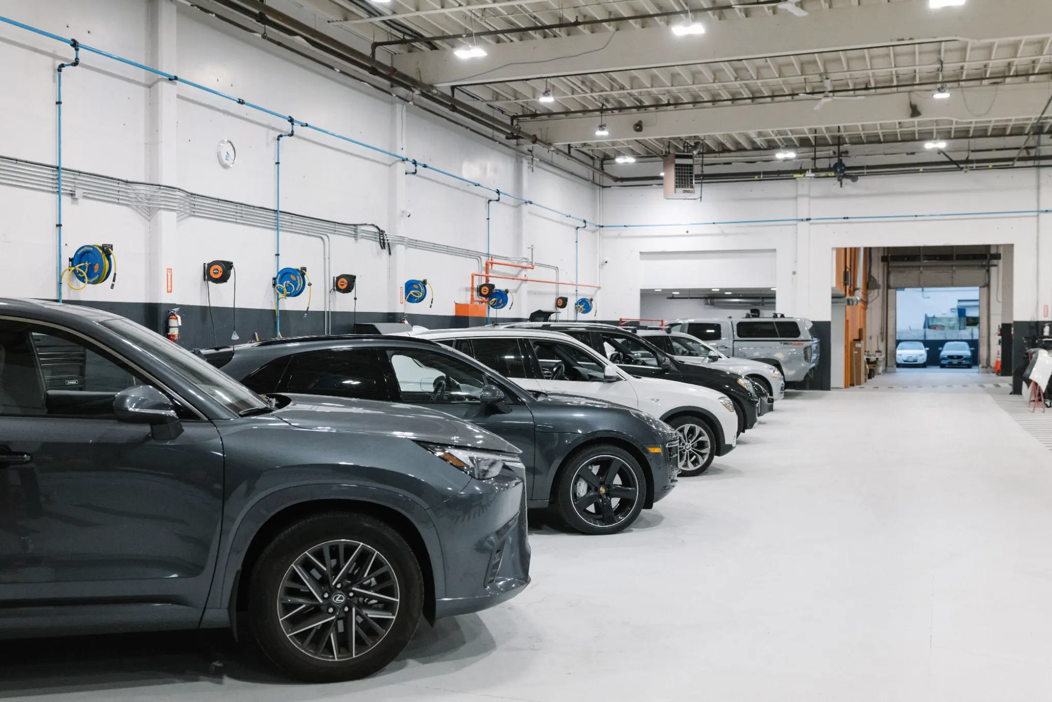 Ferreira Collision & Glass — body repair shop floor